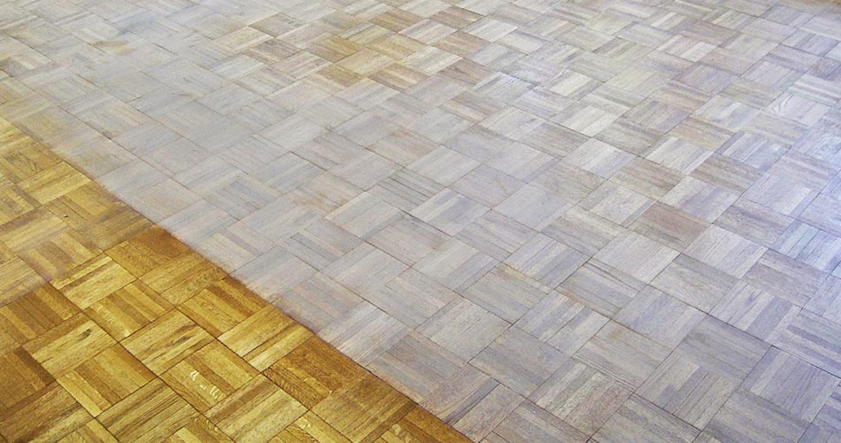 parquet de madera lijado